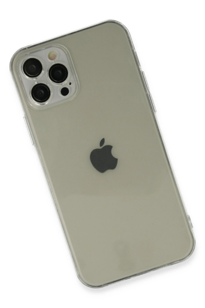 Newface iPhone 12 Pro Max Kılıf Fly Lens Silikon - Şeffaf resmi