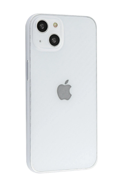 Newface iPhone 13 Kılıf Karbon PP Silikon - Şeffaf resmi