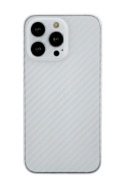 Newface iPhone 13 Pro Kılıf Karbon PP Silikon - Şeffaf resmi