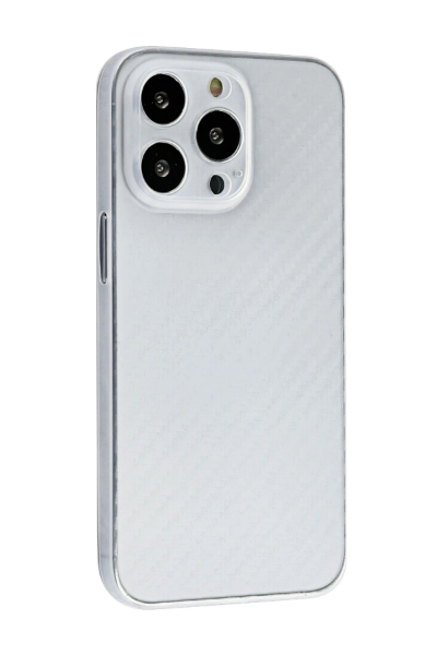Newface iPhone 13 Pro Kılıf Karbon PP Silikon - Şeffaf resmi
