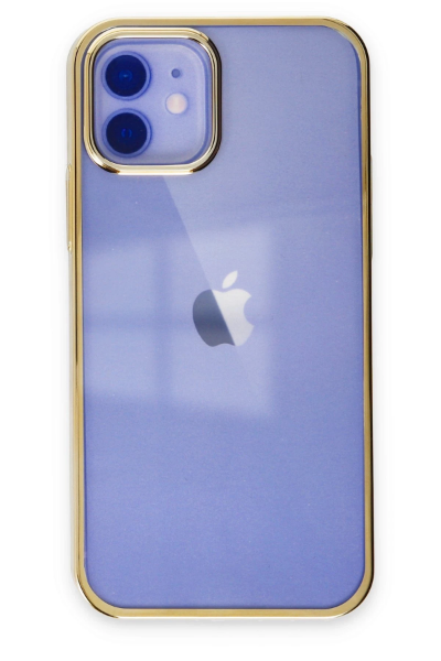 Newface iPhone 12 Kılıf Element Silikon - Gold resmi