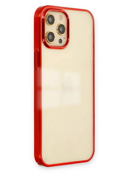 Newface iPhone 12 Pro Max Kılıf Element Silikon - Kırmızı resmi
