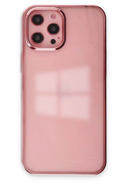 Newface iPhone 12 Pro Max Kılıf Element Silikon - Pembe resmi