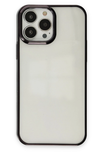Newface iPhone 13 Pro Max Kılıf Element Silikon - Siyah resmi