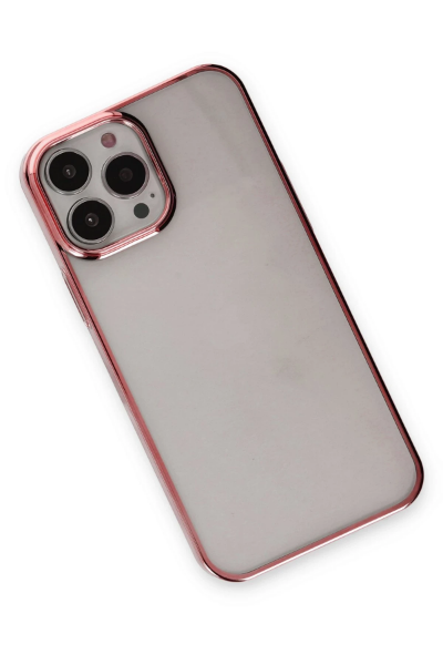 Newface iPhone 13 Pro Max Kılıf Element Silikon - Pembe resmi
