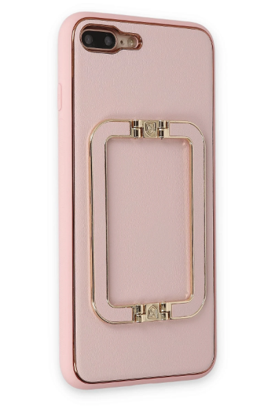 Newface iPhone 7 Plus Kılıf Coco Elit Kapak - Pembe resmi