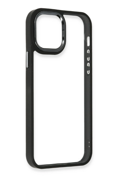 Newface iPhone 12 Pro Max Kılıf Dora Kapak - Siyah resmi