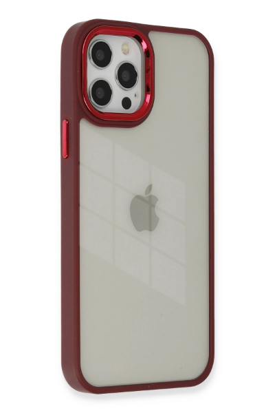 Newface iPhone 12 Pro Max Kılıf Dora Kapak - Kırmızı resmi