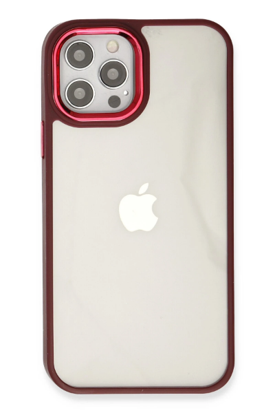 Newface iPhone 12 Pro Max Kılıf Dora Kapak - Kırmızı resmi