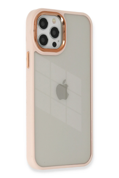 Newface iPhone 12 Pro Max Kılıf Dora Kapak - Pudra resmi