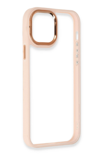 Newface iPhone 12 Pro Max Kılıf Dora Kapak - Pudra resmi
