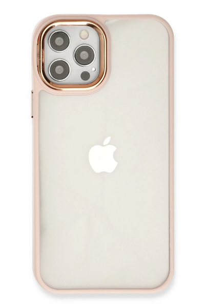 Newface iPhone 12 Pro Max Kılıf Dora Kapak - Pudra resmi