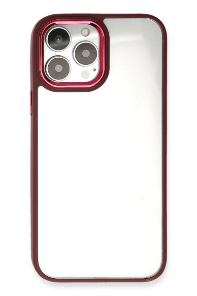 Newface iPhone 13 Pro Max Kılıf Dora Kapak - Kırmızı resmi