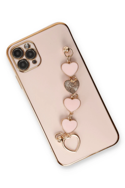 Newface iPhone 11 Pro Kılıf Esila Silikon - Pudra resmi