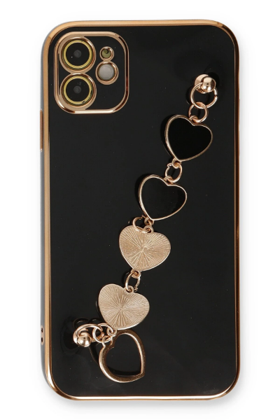 Newface iPhone 12 Kılıf Esila Silikon - Siyah resmi