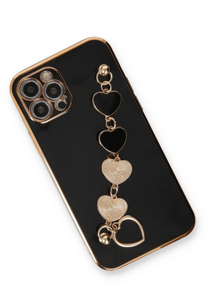 Newface iPhone 12 Pro Kılıf Esila Silikon - Siyah resmi