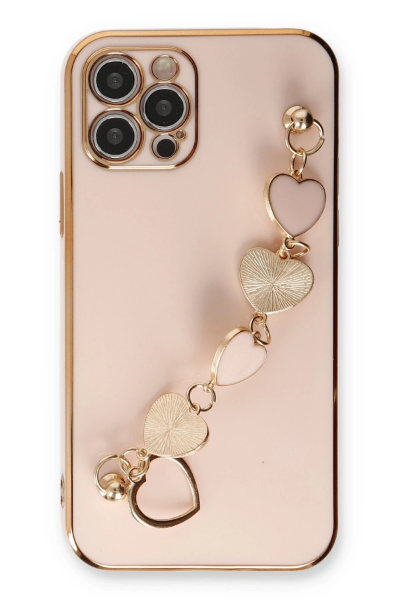 Newface iPhone 12 Pro Max Kılıf Esila Silikon - Pudra resmi