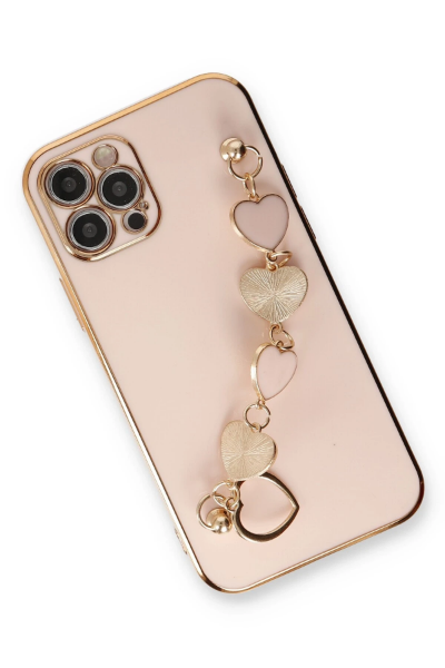 Newface iPhone 12 Pro Max Kılıf Esila Silikon - Pudra resmi
