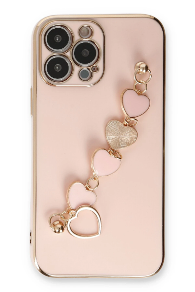 Newface iPhone 13 Pro Kılıf Esila Silikon - Pudra resmi