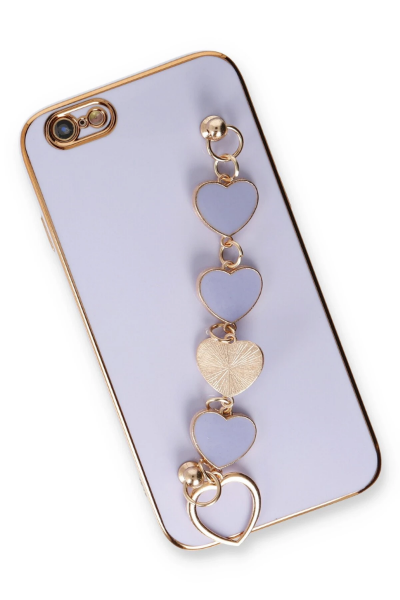 Newface iPhone 6 Kılıf Esila Silikon - Lila resmi