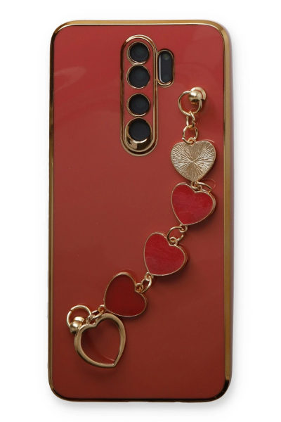 Newface Xiaomi Redmi Note 8 Pro Kılıf Esila Silikon - Kırmızı resmi