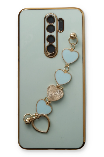 Newface Xiaomi Redmi Note 8 Pro Kılıf Esila Silikon - Su Yeşili resmi