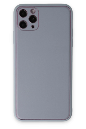 Newface iPhone 11 Pro Kılıf Coco Deri Silikon Kapak - Turkuaz resmi