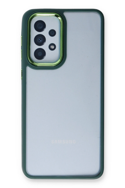 Newface Samsung Galaxy A13 4G Kılıf Dora Kapak - Haki Yeşil resmi