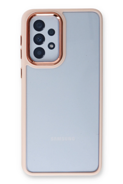Newface Samsung Galaxy A23 4G Kılıf Dora Kapak - Pudra resmi