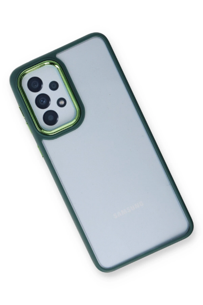 Newface Samsung Galaxy A23 4G Kılıf Dora Kapak - Haki Yeşil resmi