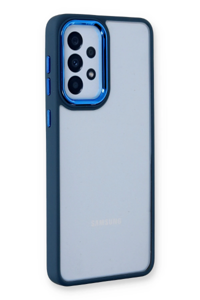 Newface Samsung Galaxy A73 5G Kılıf Dora Kapak - Mavi resmi