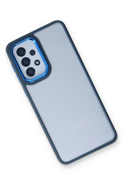 Newface Samsung Galaxy A73 5G Kılıf Dora Kapak - Mavi resmi