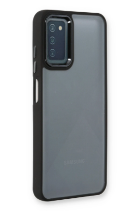 Newface Samsung Galaxy A03S Kılıf Dora Kapak - Siyah resmi