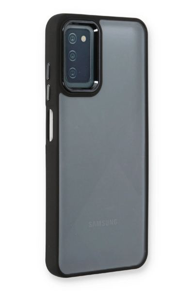 Newface Samsung Galaxy A03S Kılıf Dora Kapak - Siyah resmi