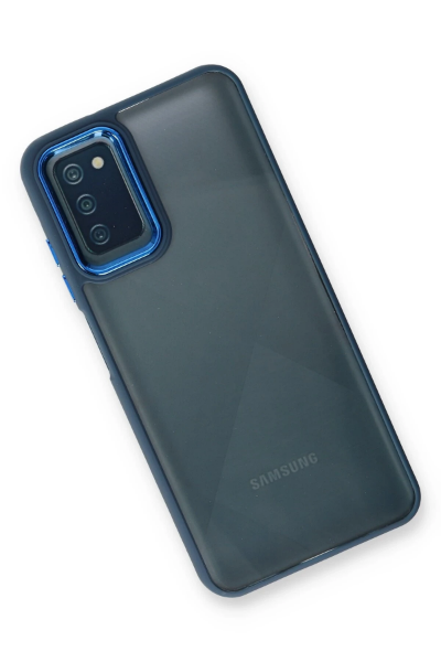 Newface Samsung Galaxy A03S Kılıf Dora Kapak - Mavi resmi