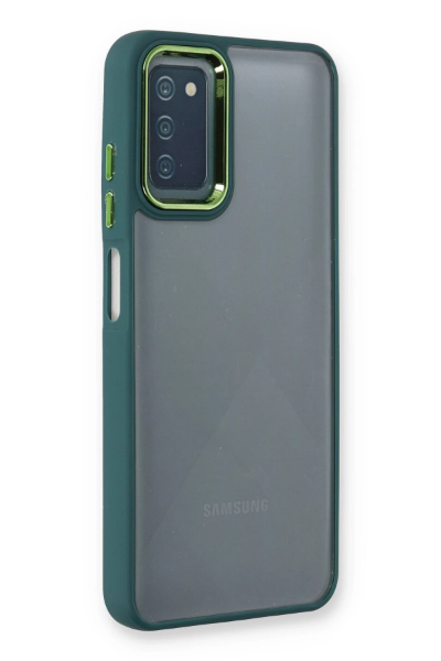 Newface Samsung Galaxy A03S Kılıf Dora Kapak - Haki Yeşil resmi