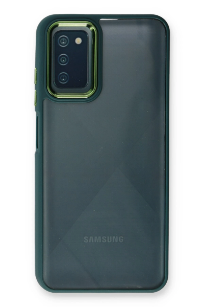 Newface Samsung Galaxy A03S Kılıf Dora Kapak - Haki Yeşil resmi