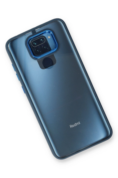 Newface Xiaomi Redmi Note 9 Kılıf Dora Kapak - Mavi resmi