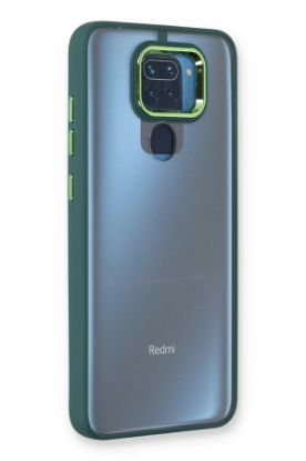 Newface Xiaomi Redmi Note 9 Kılıf Dora Kapak - Haki Yeşil resmi