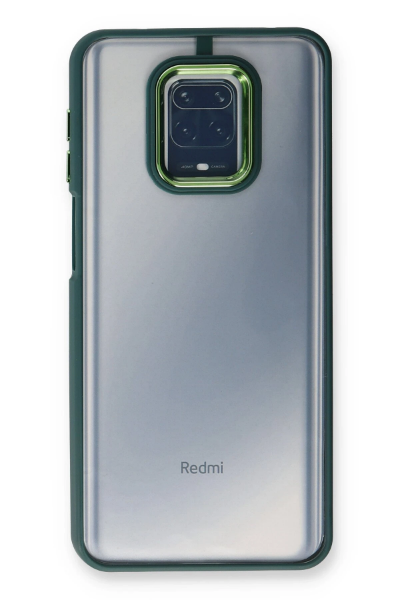 Newface Xiaomi Redmi Note 9 Pro Kılıf Dora Kapak - Haki Yeşil resmi