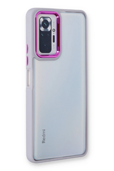 Newface Xiaomi Redmi Note 10 Pro Kılıf Dora Kapak - Lila resmi