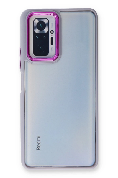 Newface Xiaomi Redmi Note 10 Pro Kılıf Dora Kapak - Lila resmi
