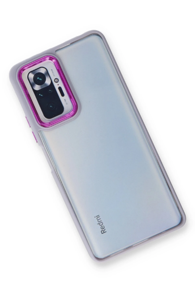 Newface Xiaomi Redmi Note 10 Pro Kılıf Dora Kapak - Lila resmi