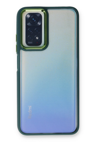 Newface Xiaomi Redmi Note 11 Pro Kılıf Dora Kapak - Haki Yeşil resmi