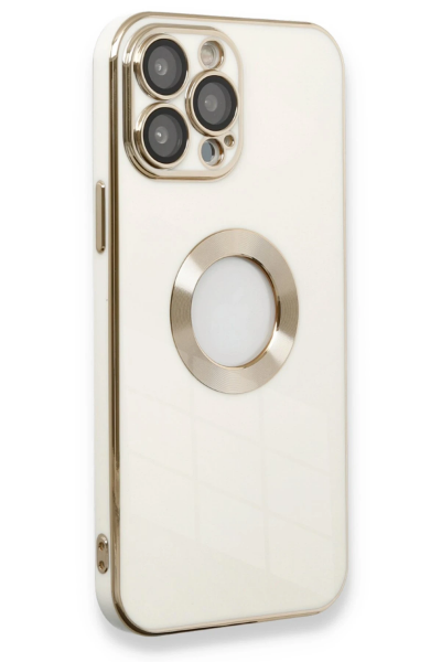 Newface iPhone 13 Pro Max Kılıf Store Silikon - Beyaz resmi