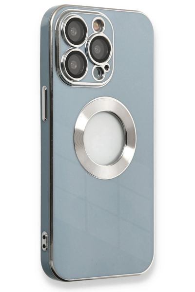 Newface iPhone 13 Pro Max Kılıf Store Silikon - Sierra Blue resmi