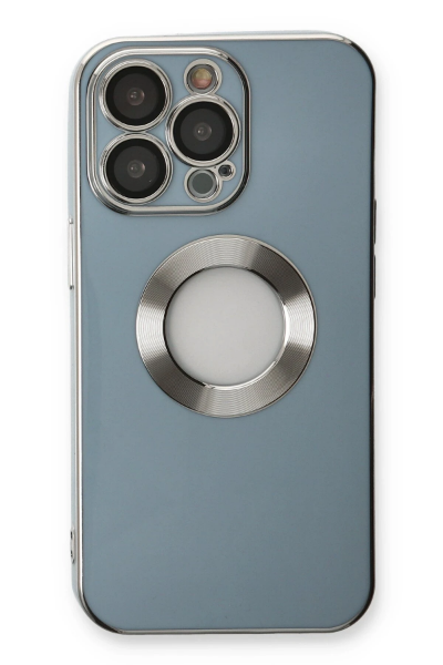 Newface iPhone 13 Pro Max Kılıf Store Silikon - Sierra Blue resmi