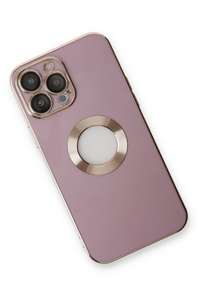 Newface iPhone 13 Pro Max Kılıf Store Silikon - Mor resmi