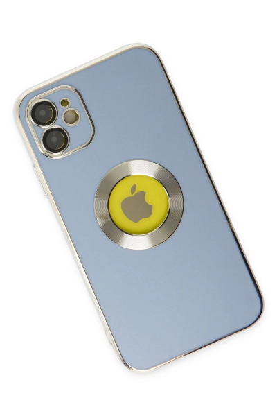 Newface iPhone 12 Kılıf Store Silikon - Sierra Blue resmi