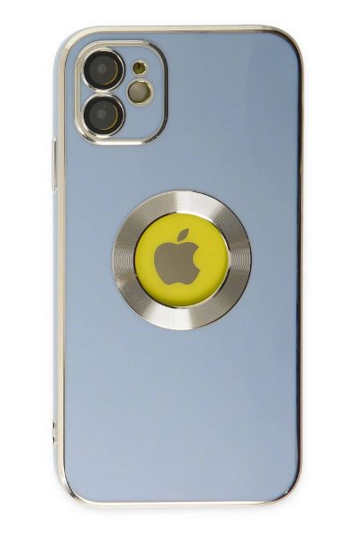 Newface iPhone 12 Kılıf Store Silikon - Sierra Blue resmi